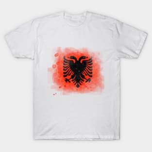 Albania watercolor flag T-Shirt